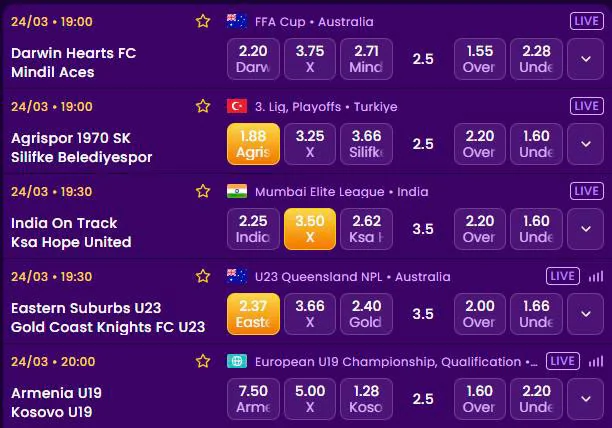 football betting kingmaker casino